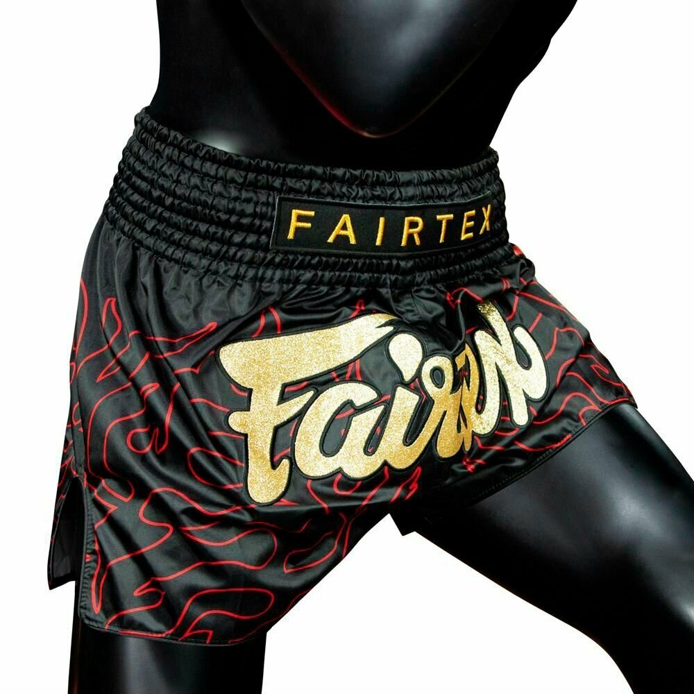 Трусы боксерские Fairtex Базовая коллекция, размер M, чёрный — фото 1