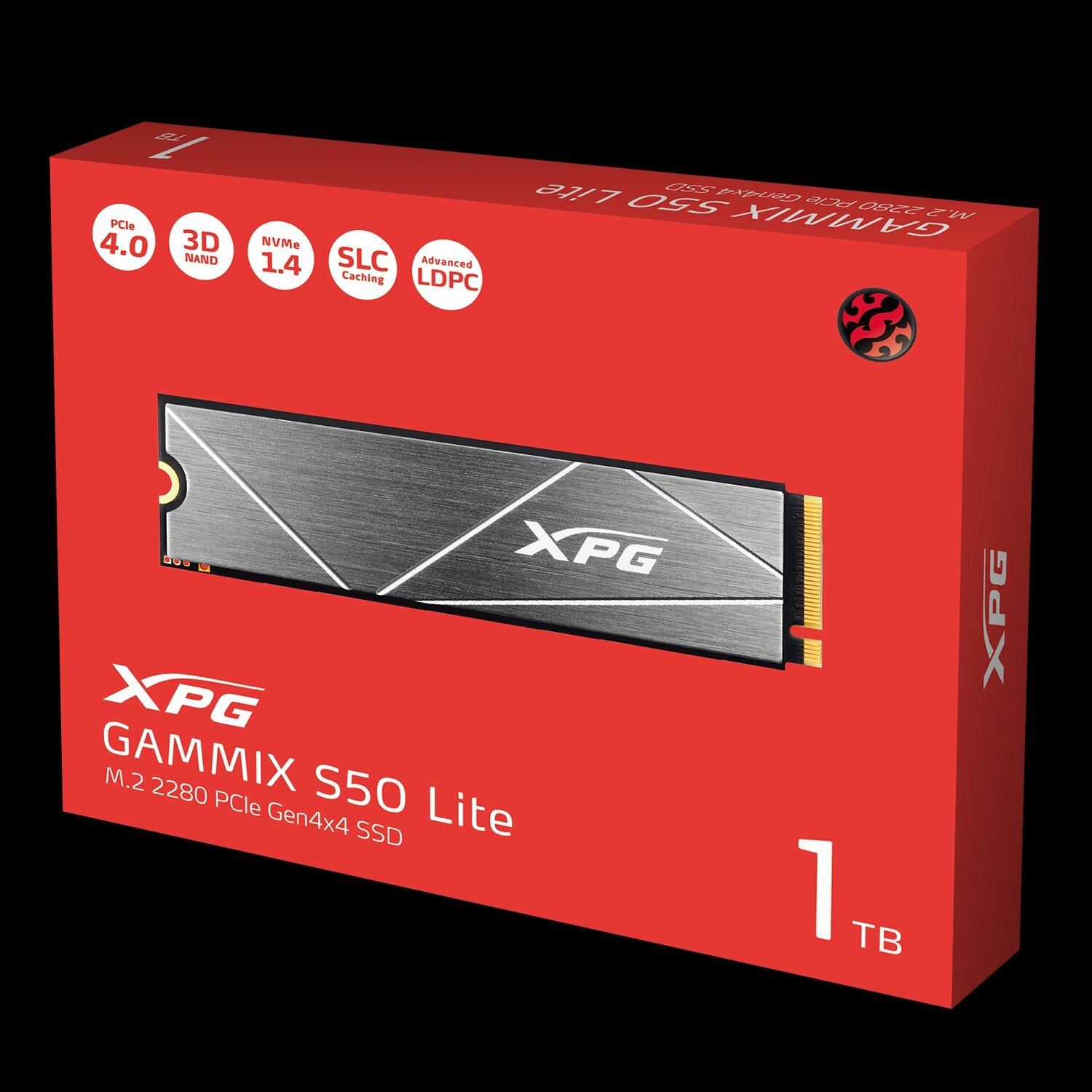 Твердотельный накопитель ADATA XPG Gammix 1 ТБ M2 AGAMMIXS50L-1T-CS