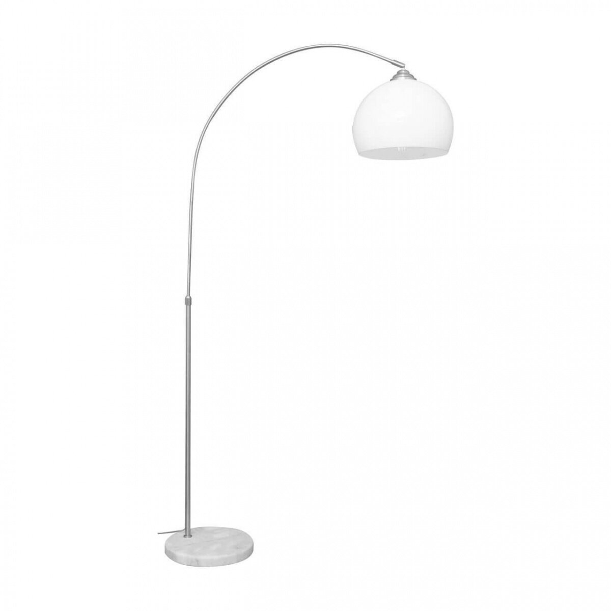 Изогнутый торшер Arte lamp A5823PN-1SS PAOLO