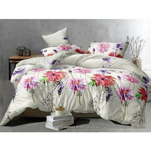 LUXOR Постельное белье Anita цвет: белый, розовый (евро), размер евростандарт