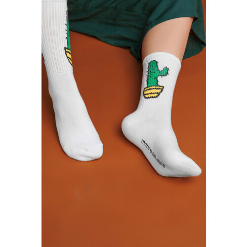 Носки Красная жара, размер 36/41, белый, желтый, зеленый носки красная жара размер 35 41 зеленый белый