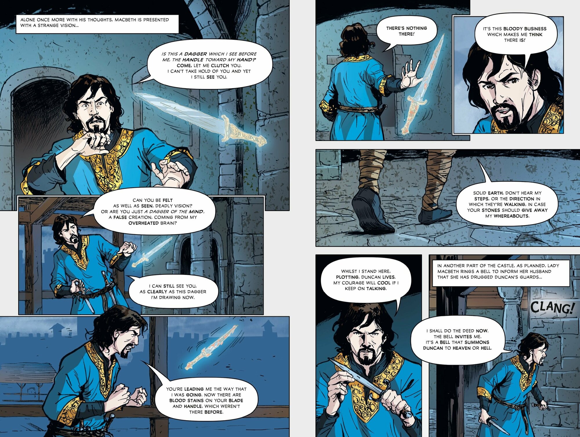 Macbeth. Graphic Novel (Punter Russell) - фото №4