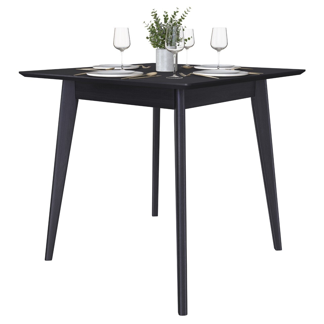 фото Стол обеденный Пегас Classic (79*79) см квадратный, нераскладной, деревянный - Орех