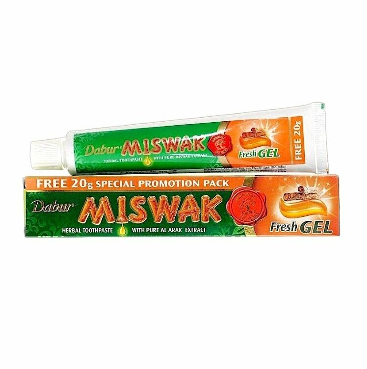 Зубная паста гель Miswak Fresh Gel Dabur 135г