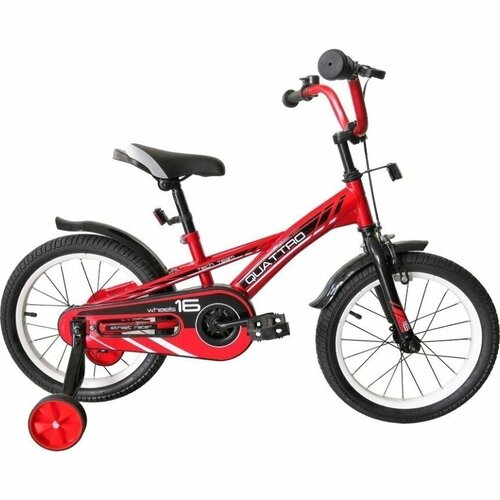 Детский велосипед TECH TEAM QUATTRO красный 20 ' NN002672 NN002672
