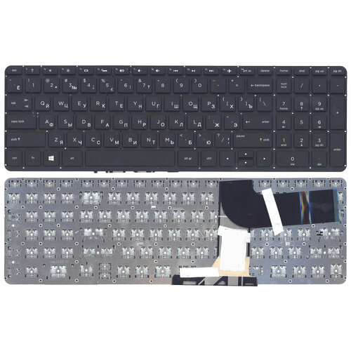 Клавиатура для ноутбука HP Pavilion 15-P 17-F черная с подсветкой клавиатура для ноутбука hp pavilion 15 p 17 f черная без рамки