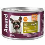 AWARD влажный корм для взрослых собак, паштет с уткой и брусникой, в консервах - 200 г х 12 шт - изображение