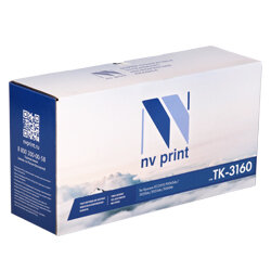 Картридж NV Print TK-3160NC без чипа (12500 стр.) для Kyocera M3145dn, M3860idn, M3860idnf, P3045dn, P3050dn, P3055dn, P3060dn, P3145dn, P3150dn, P3155dn, P3260dn