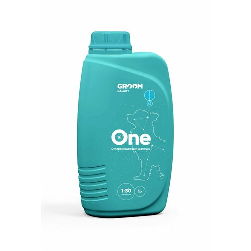 GROOM I ONE Суперочищающий шампунь для животных + Дезинфицирующая моющая губка GROOM