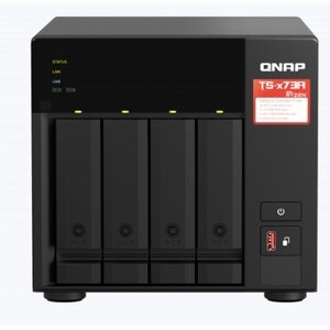 Сетевое хранилище данных QNAP Сетевое хранилище NAS Qnap TS-473A-8G 4-bay настольный Ryzen V1500B