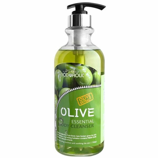 Гель для душа с экстрактом оливы Essential Body Cleanser Olive, 750 мл Food a Holic - фото №10