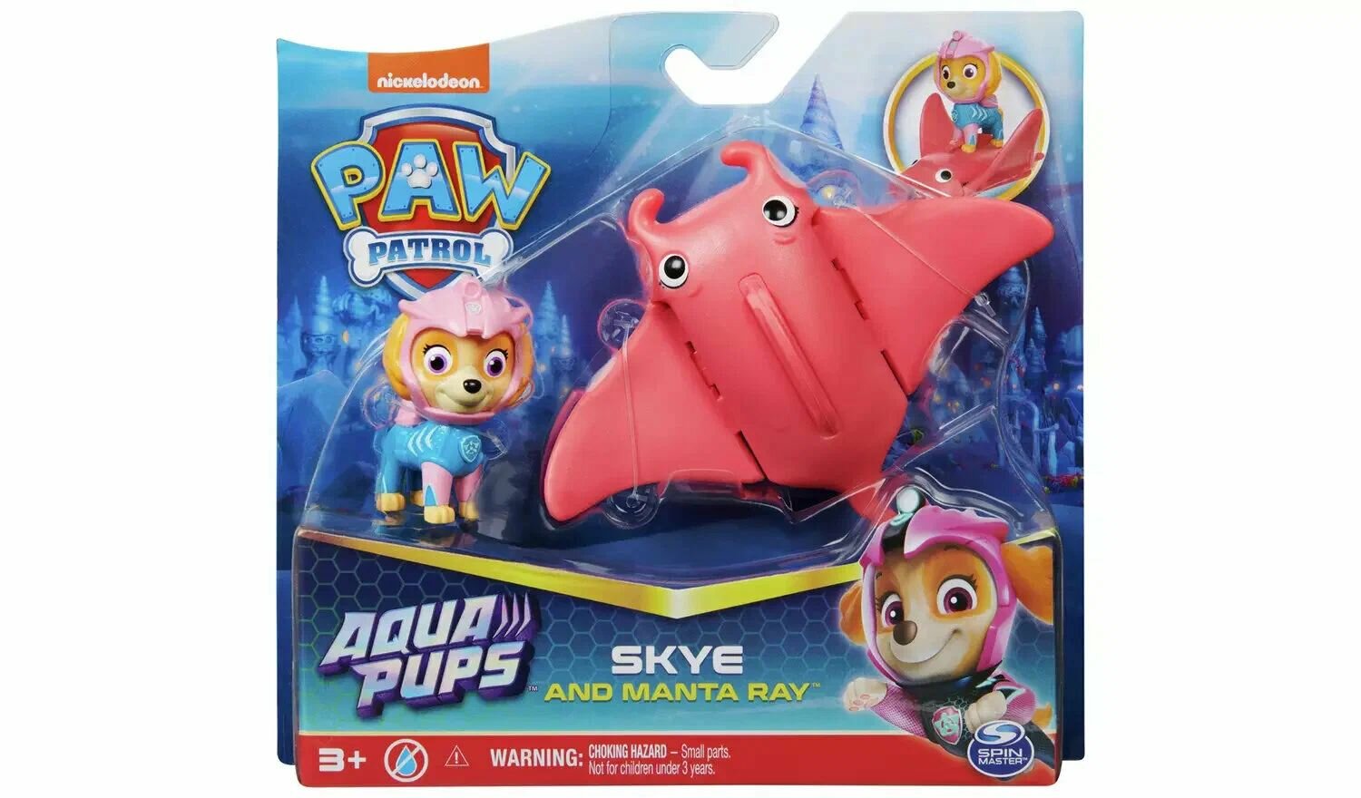 Игровой набор Spin Master Щенячий патруль Aqua Pups Skye and Manta Ray 6066148