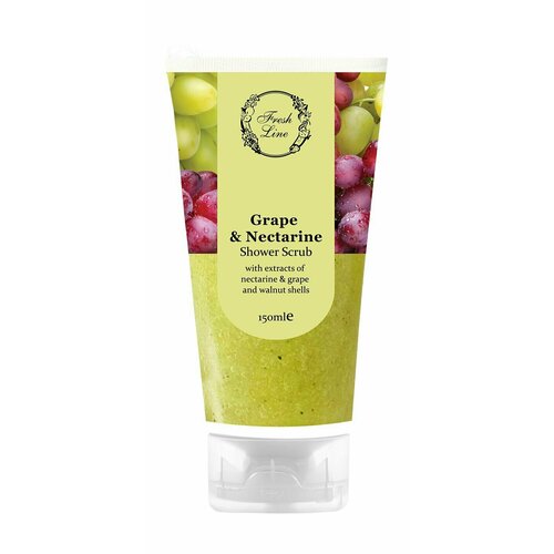 Гель-скраб для душа с экстрактами винограда и нектарина Fresh Line Grape and Nectarine Shower Scrub 3466₽
