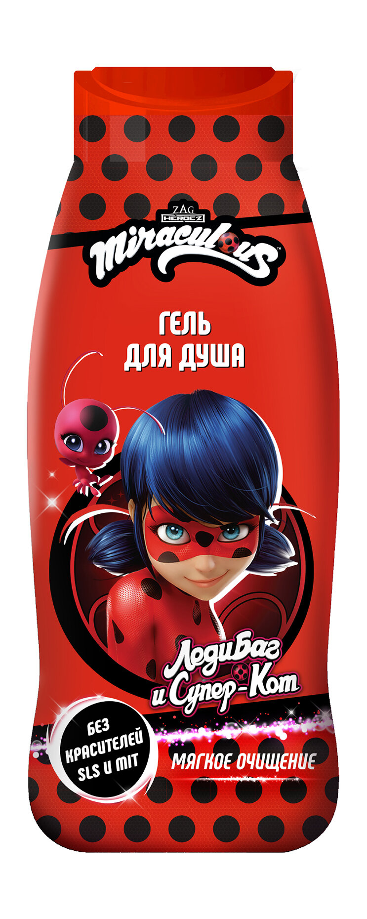 MIRACULOUS Гель для душа детский "Леди Баг", 400 мл