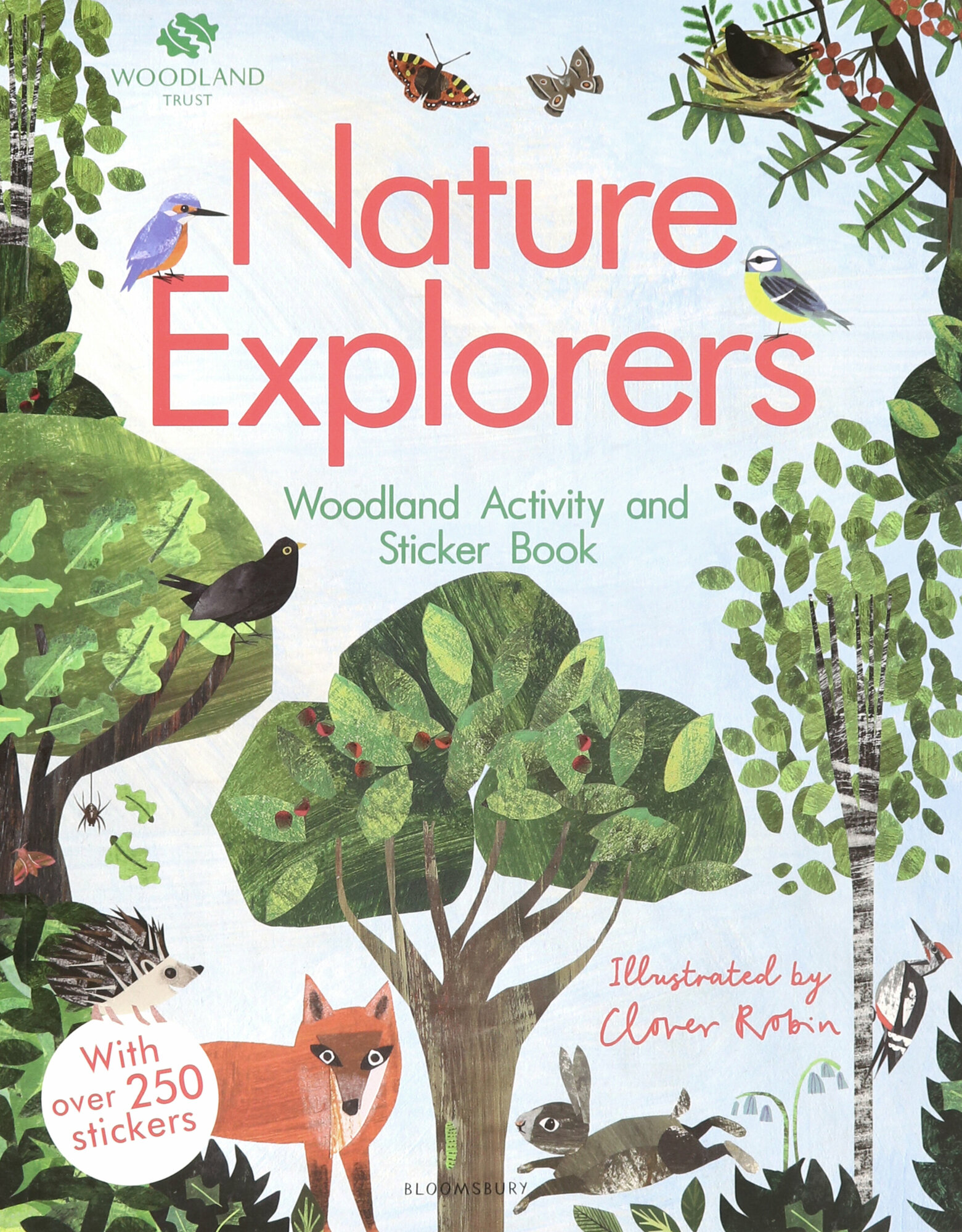 The Woodland Trust. Nature Explorers Woodland Activity and Sticker Book - фото №2