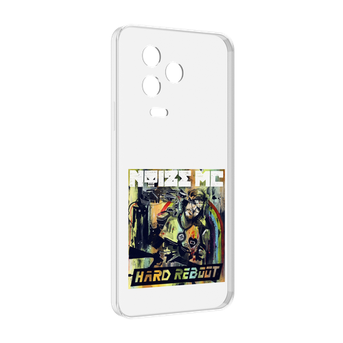 Чехол MyPads Hard Reboot Noize MC для Infinix Note 12 2023 (X676C) задняя-панель-накладка-бампер