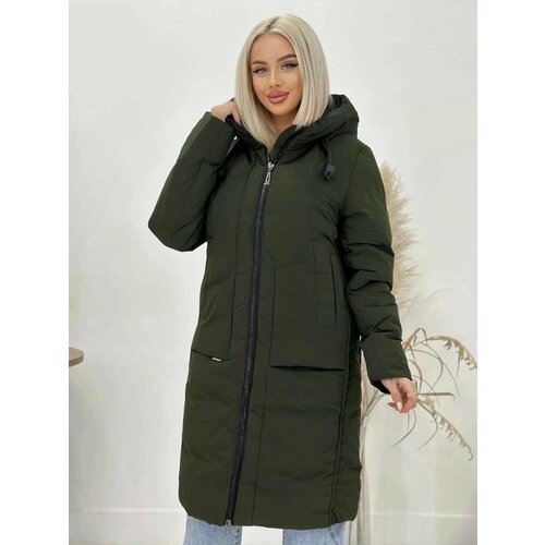 фото Куртка diffberd, размер 46, зеленый