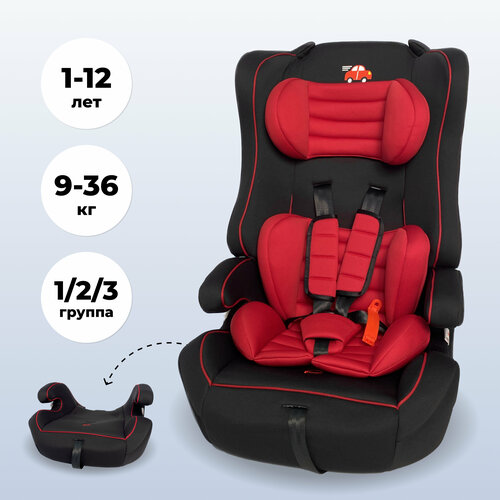 автокресло детское 9 36кг little car ally brave isofix серый Автокресло детское 9-36кг. Little Car BBC-513 Красный