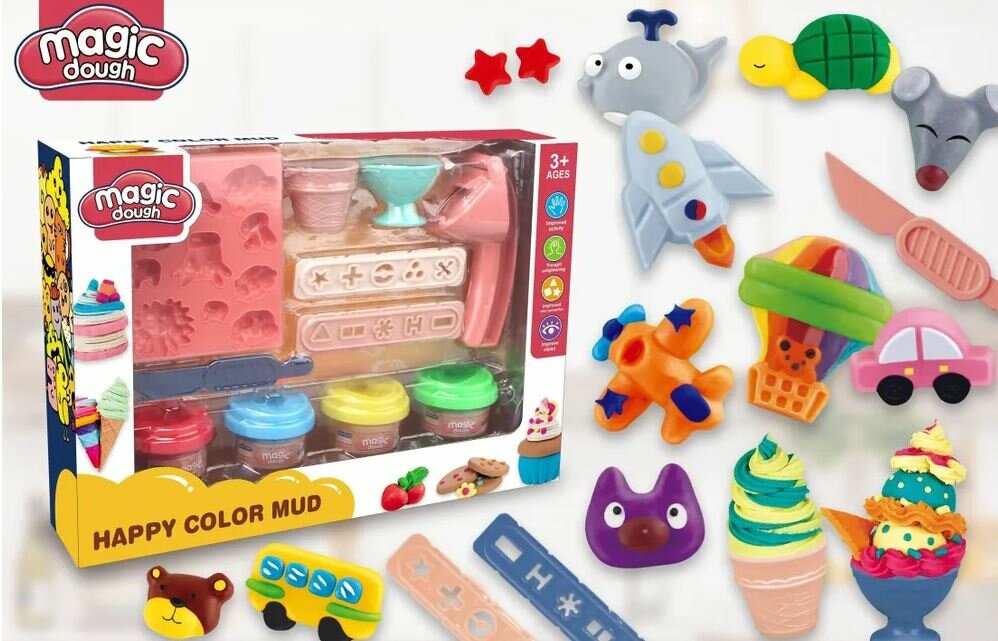 Игровой набор Тесто для лепки "Готовим кексы" от бренда Play-Dough