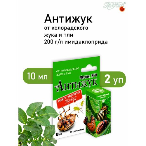 Антижук 10 мл от тли и колорадского жука 2 упаковки