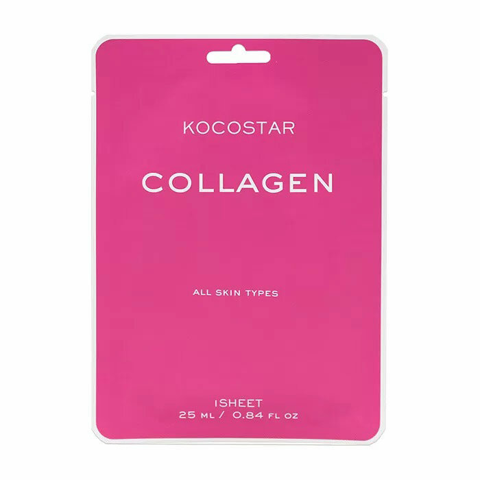 Маска анти-эйдж с коллагеном для эластичности и упругости кожи Collagen mask Kocostar FIRSTMARKET CO., LTD - фото №4