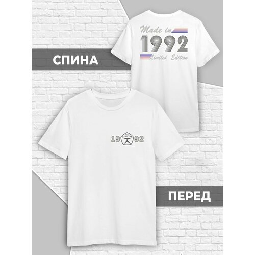 фото Футболка, размер s (44-46), белый printech