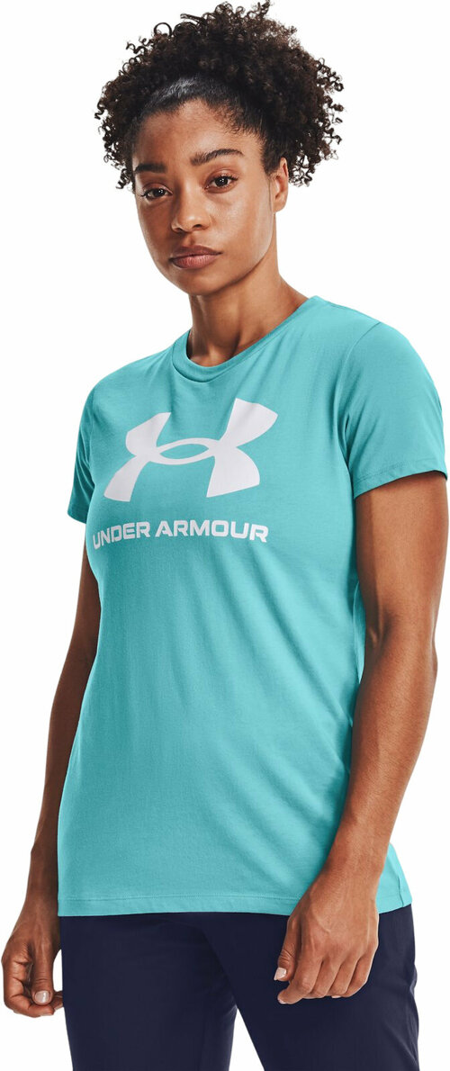 Футболка Under Armour, размер XS, голубой