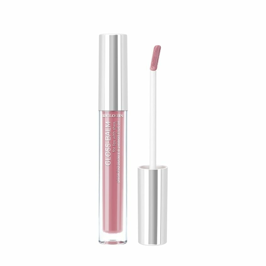 Блеск-бальзам для губ RELOUIS GLOSS-BALM с маслом ши тон 03 italian rose