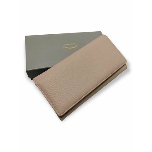 фото Кошелек 6095/powdery, фактура зернистая, бежевый pouchman