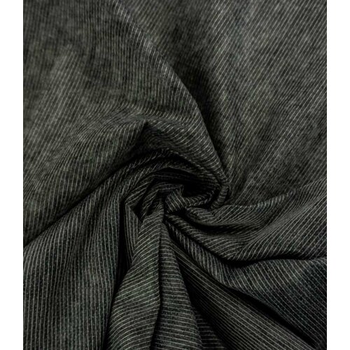 Флизелин клеевой, нитепрошивной, дублерин черный, отрез 90х100 см, Стабилизатор ткани,