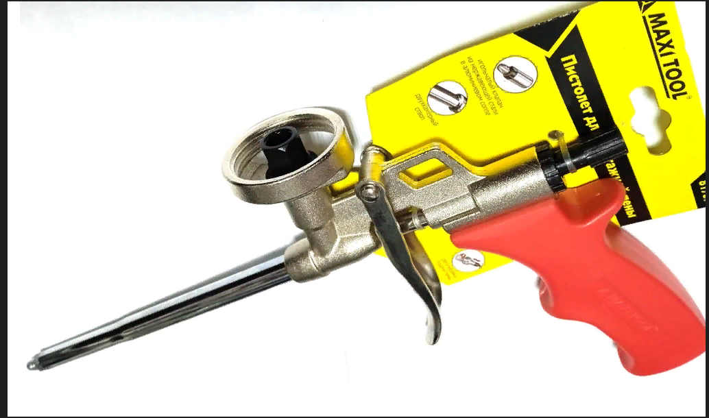 фото Пистолет для монтажной пены, алюминиевый корпус