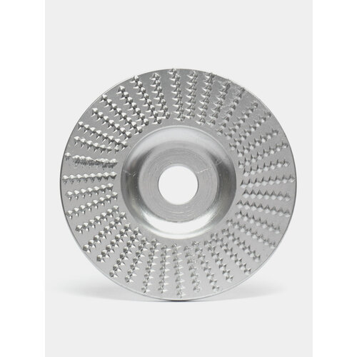 Насадка Чашка Диск шлифовальный обдирочный с рашпильной насечкой для резьбы по дереву Посадочное внутреннее отверстие 16 mm Форма диска Прямой 1399₽