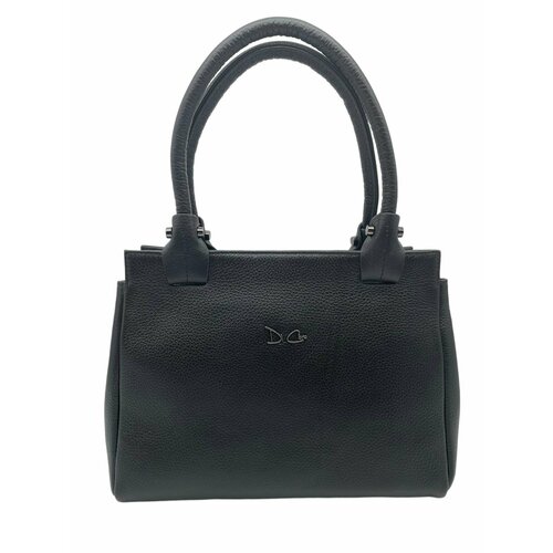 фото Сумка мессенджер 12604-01, фактура зернистая, черный di cara