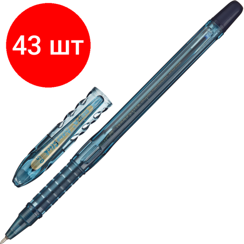 Комплект 43 штук, Ручка шариковая неавтомат. Beifa ТА3402 0.5мм маслян. осн синий