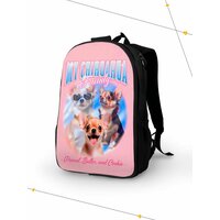 Спортивный стильный рюкзак с эксклюзивным принтом Animals / Животные ( Ленивец, Коты, Котики, Сова, Чихуахуа, Еноты,  ...