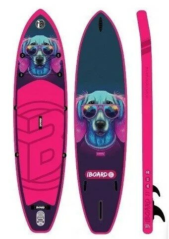 Надувная SUP дoска IBOARD WOOF11'x32" (2023