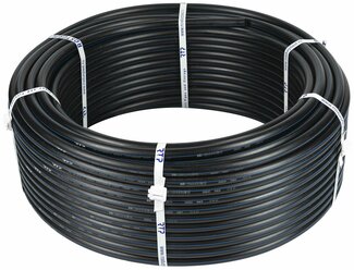 Труба ПНД питьевая напорная ПЭ100 20х2,0х 25, SDR11, PN16, черный, RTP