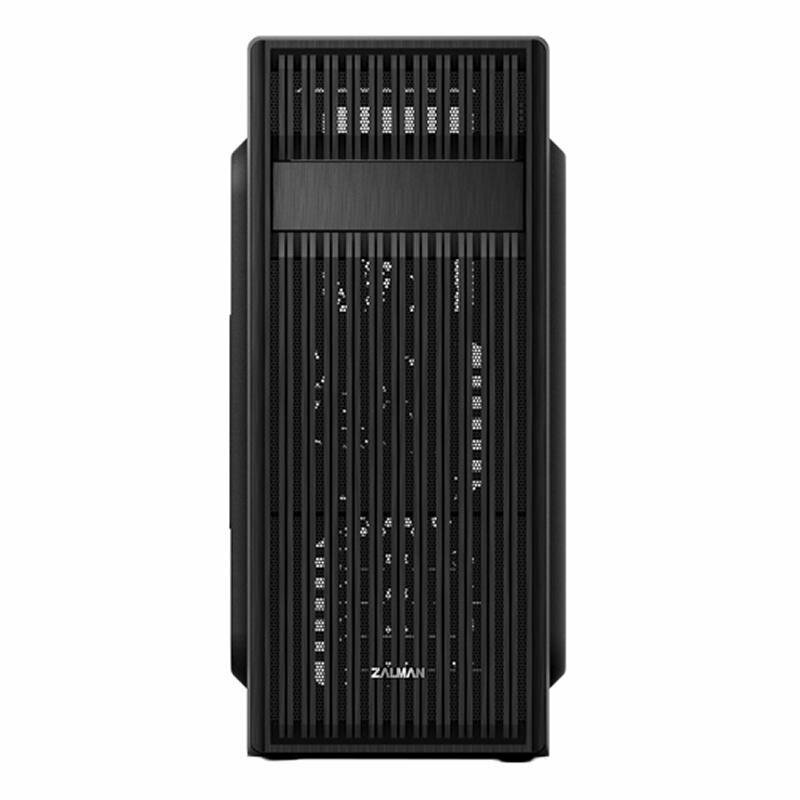 Корпус Zalman черный без БП mATX 1xUSB2.0 1xUSB3.0 audio bott PSU - фото №19