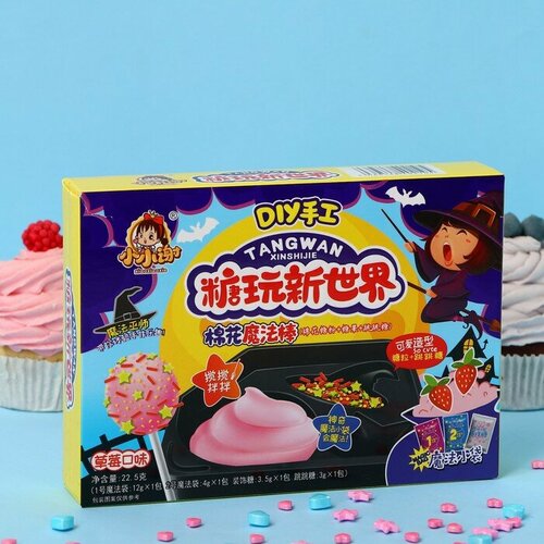 Чаф-Чаф Кондитерский конструктор «Волшебная шляпка, клубника», 22,5 г