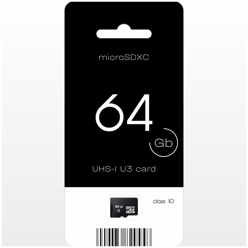 Карта памяти Prosto MicroSDXC 64GB UHS-I (U3)