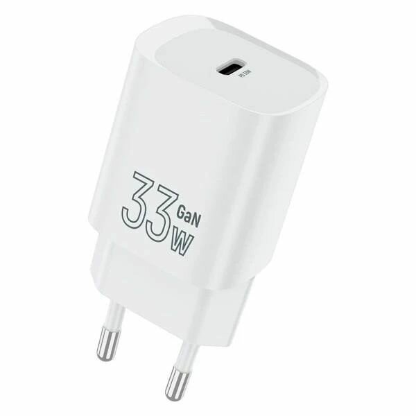 фото Сетевое зарядное устройство TFN x1 USB-C GaN 33W, белый (TFN-WC-33-2104-WH)