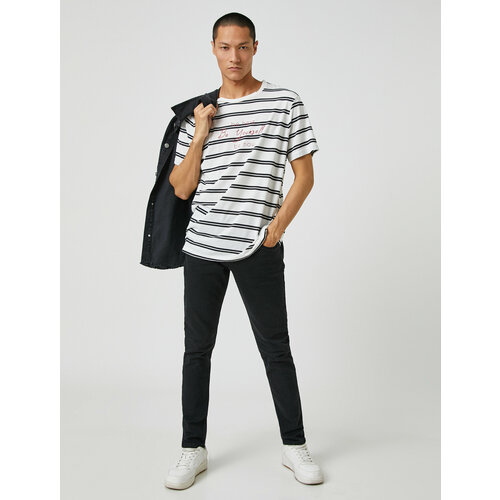 фото Джинсы koton, размер 30/32, черный