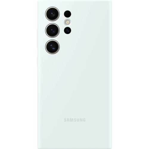 Чехол Samsung Silicone Case S24 Ultra (EF-PS928TWEGRU) White чехол накладка krutoff soft case спейсбордер для samsung galaxy s24 ultra черный