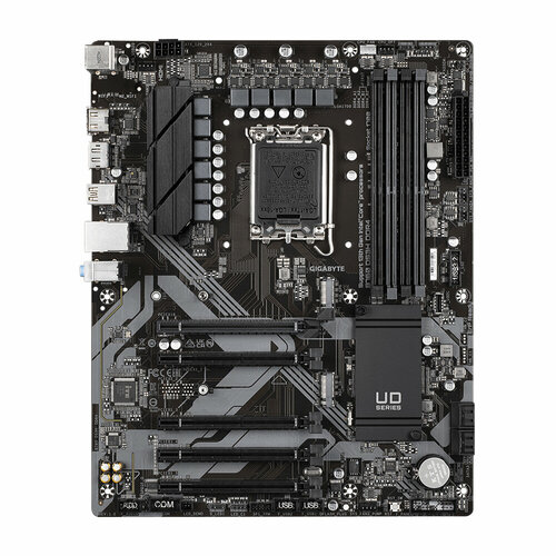 Материнская плата Gigabyte B760 DS3H DDR4 (Socket1700, B760, ATX,4xDDR4,2M.2,5PCI-E16, DP, HDMI, PC5333)