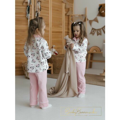 Пижама BabyBoomsiki, размер 92, розовый