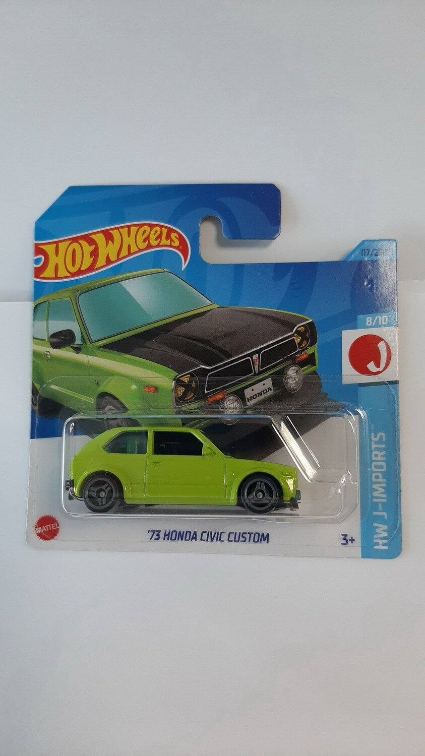 Машинка коллекционная Hot Wheels 73 HONDA CIVIC CUSTOM 5785/N3758/C4982/N2799/8