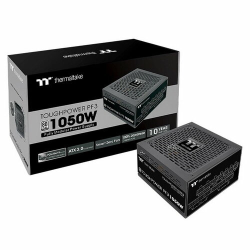 Toughpower PF3 PS-TPD-1050FNFAPE-3 1050WFully ModularNon LightFull RangeAnalog80 Plus Platinum PS-TPD-1050FNFAPE-3 1050WFully ModularNon LightFull RangeAnalog80 Plus PlatinumEU100 JP CAPAll Flat CablesGen 5 2312700₽