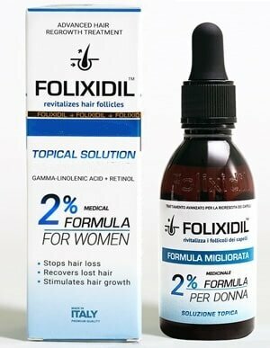 Folixidil Lotion 2% от бренда - лосьон против выпадения волос, 60 мл