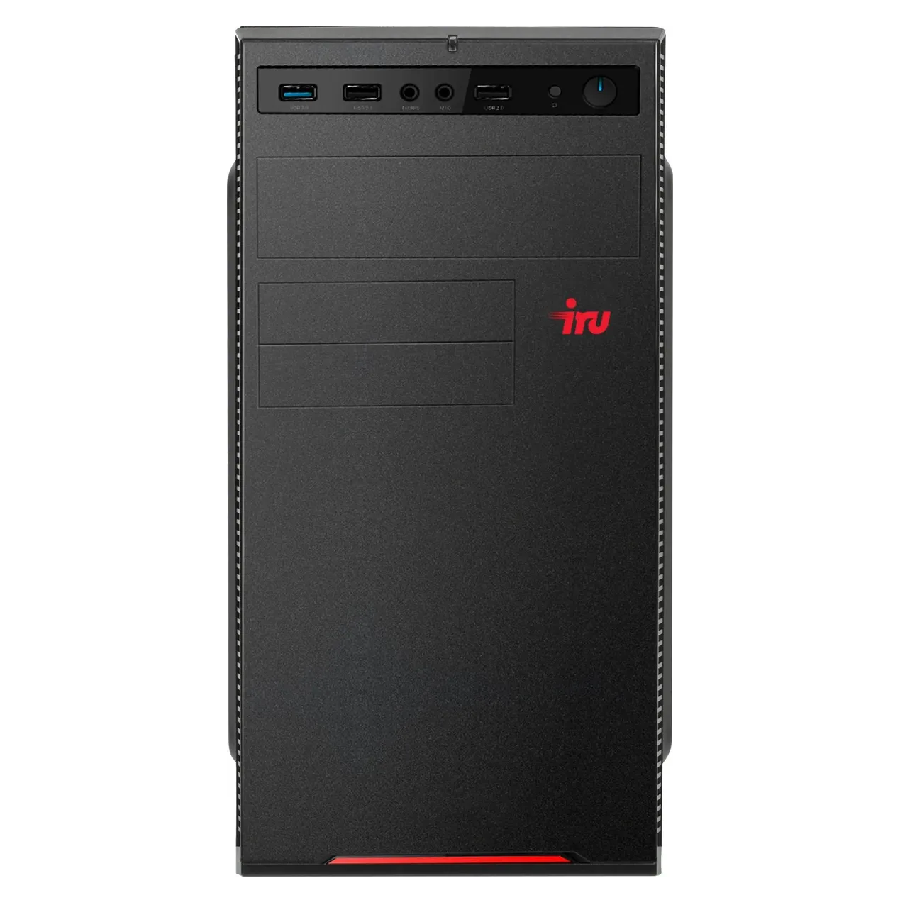 Компьютер IRU Home 310H5SE, Intel Core i3 10105, DDR4 16ГБ, SSD 240ГБ, Intel UHD Graphics 630, Free DOS, черный (1793514) - фото №4