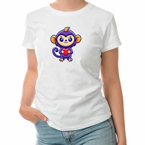 фото Футболка roly, размер s, белый